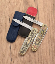 2x Vintage Taschenmesser Konvolut – Kaufmann K55K & Solingen Toledo Stil