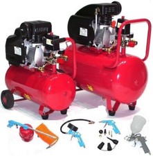 Werkstattkompressor Druckluftkompressor 1100W 1,5PS Kompressor 1A Zubehör