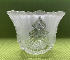 ORIGINAL WALTHER GLAS KRISTALLGLAS SCHALE TEELICHT WEIHNACHTEN TANNENBAUM