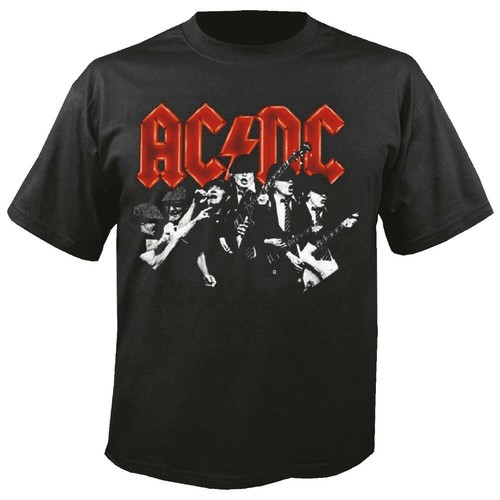 Herren shirt schwarz - ac/dc, herren-t-shirt