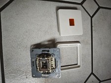 JUNG 506KOU Kontrollwechselschalter mit Kontrollampe Rahmen +Kontroll Wippe