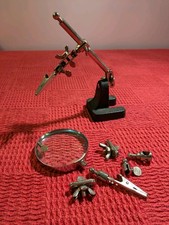 Lupenständer Uhrmacher- Schmuck-Werkzeug Reparaturwerkzeug Krokodilklemmen