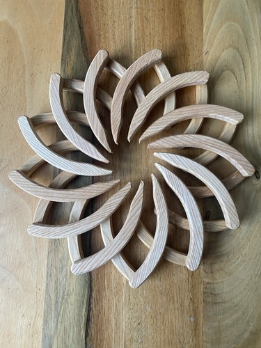 Topfuntersetzer topf aus holz - topf,