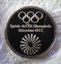 Gedenkmünze FACKELLAUF OLYMPISCHE SPIELE München 1972 aus Nachlass
