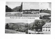 H96 alte AK Rund um die Leuchtenburg Hummelshain Kahla Mehrbildkarte ungelaufen 
