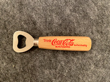 Flaschenöffner Bieröffner Coca-Cola mit Holzgriff Vintage Kult Coca Cola