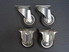 Original Tente Lenkrolle Rollen 105x85 Gummirollen Set 100/30-50