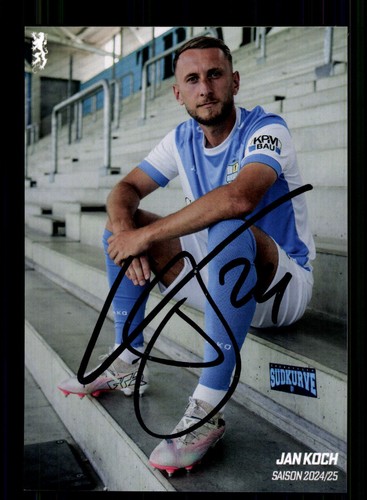Jan koch autogrammkarte - koch,
