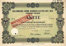 ADLERWERKE Heinrich Kleyer AG
