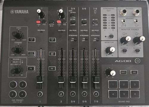 Yamaha ag08 live - yamaha, streaming