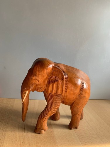 Teakholz elefant aus thailand - aus,