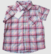 Hemd Gr.86 H&M NEU 100% Baumwolle karo t-shirt baby sommer
