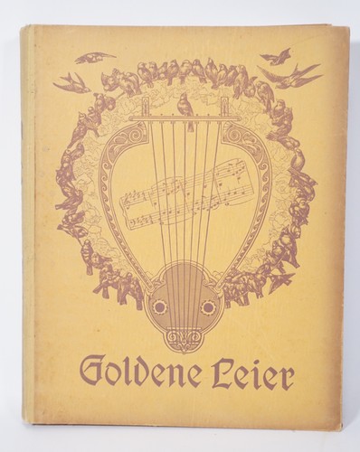 Antikes notenbuch goldene - notenbuch,