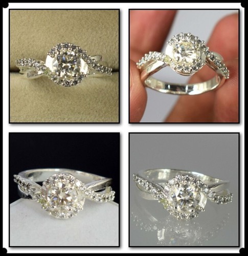 Weiß diamant solitaire 89 - weiß,