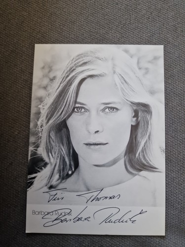 Barbara rudnik autogramm - barbara,
