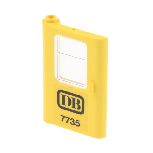 Lego tür 1x4x5 gelb - 1x,