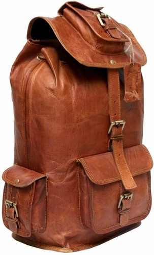 Leder rucksack echt herren - rucksack,