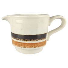 Milchkännchen H 6,5 L 12 B 6,9 Biltons Beige Orange Braun Keramik gebraucht-sehr