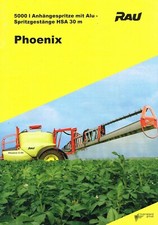 Rau Anhängespritze Phoenix, orig. Prospekt ca. 2000er Jahre