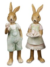 2er Set Hase und Häsin mit