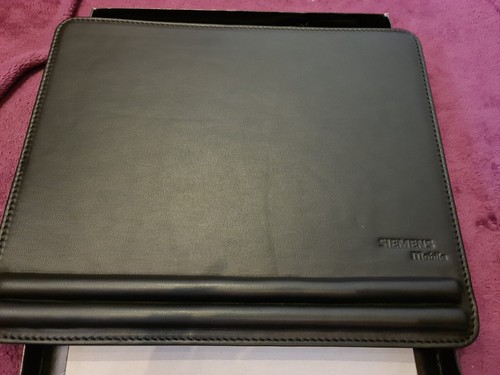 Leder mousepad schwarz - mousepad,