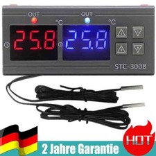 220V STC-3008 Digitaler Temperatur Regler Dual Digital Display Temperaturregler