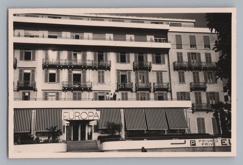 Lugano schweiz 1958 hotel - lugano,