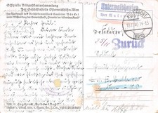 713746) DR Landpostblg. Unterwaldhausen über Aulendorf Württbg. 