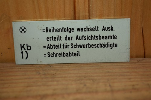 Altes blechschild - altes,
