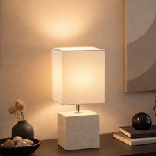 Tisch Lampe Keramik Würfel