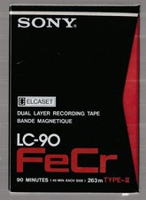 SONY ELCASET Recording Tape