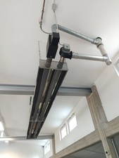 Vacurant dunkelstrahler heizung für Werkstatt / Halle  NEUWERTIG