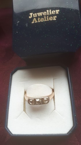 Schöner edler goldring mit - schöner, 3