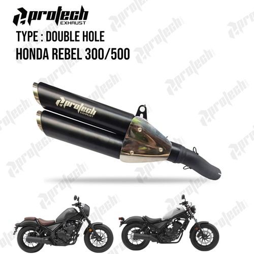 Honda rebel 300 500 auspuff - rebel,
