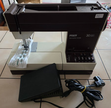 Pfaff tipmatic 1035 - Nähmaschine mit Fußpedal und Anleitung - 30 Programme