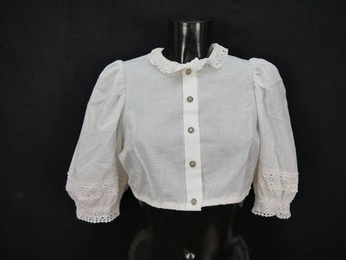 Dirndlbluse mit spitze - mit,