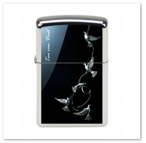 Zippo silver doves 1 - zippo,