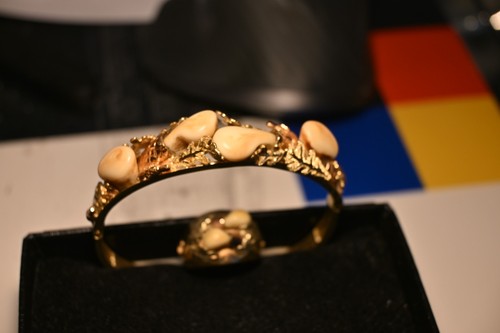 585 gold rotgold armreif - armreif, u