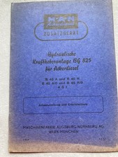 Ersatzteilliste MAN Kraftheber