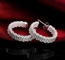 🌺 Damen Frau Creolen