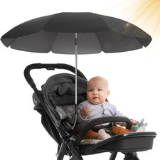 STYNGARD Sonnenschirm Kinderwagen UV Schutz 50+ / 70 cm Überhang Sonnenschutz