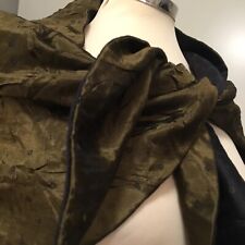 Dreiecks - Tuch - Designer- Tuch v. LUXURY Company - Oliv- Schwarz- NW