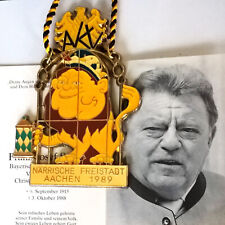 Karneval-Faschingorden Aachen AKV Ritter 1989 Franz-Josef Strauß w.d.tier. Ernst