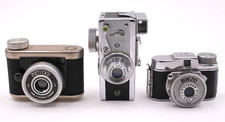 MINIATURKAMERAS SET 3 STÜCK , STEKY  ,  FÜR BASTLER , FOR REPAIR- SHC Art.765545