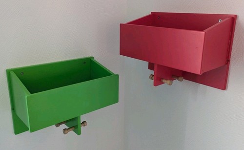 Jako kindergarderobe rot - 2x,