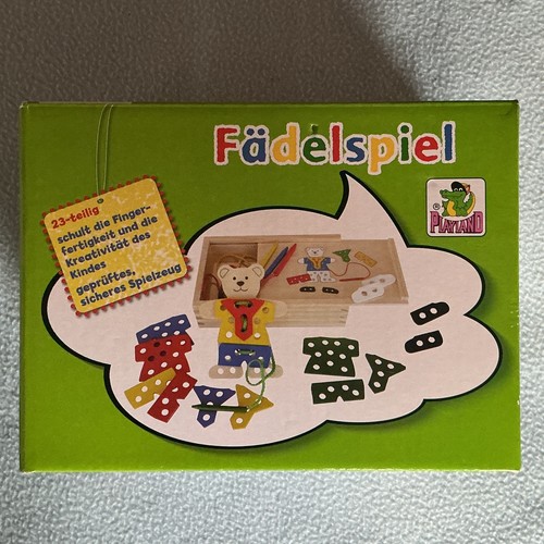 Fädelspiel bär teile - teile, bunt