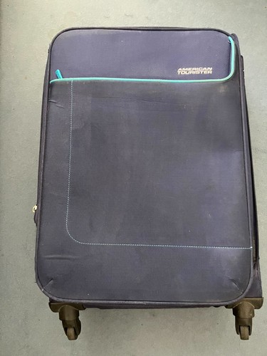American tourister koffer blau - american,