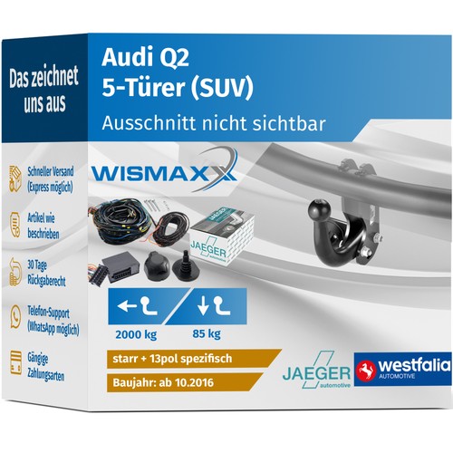 Anhängerkupplung für audi - für, q2