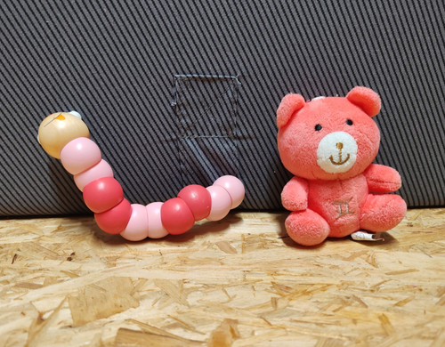 Rosa teddybär plüschtier - rosa,