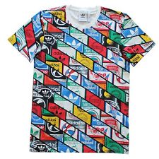 adidas Originals Shoe Tongue Label Banner Logo Tee Herren GV4374 Vintage Shirt